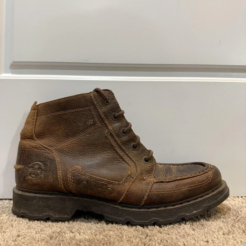 Dr Martens Arizona Chukka Boots Mens Size 12 Brown Leather Lace Up Ankle Casual